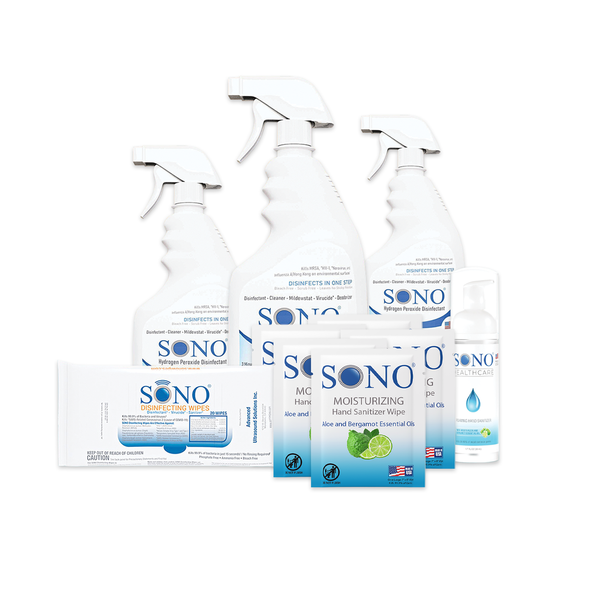 PublicSQ Welcome Cleaning Bundle Featuring Disinfecting and Sanitizing Wipes