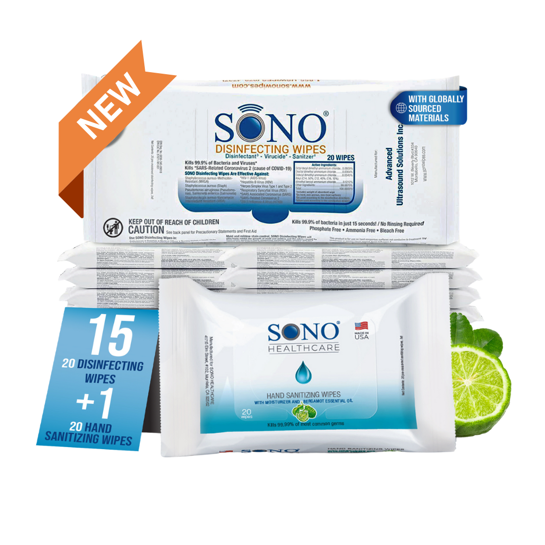 SONO Disinfecting Travel Wipes