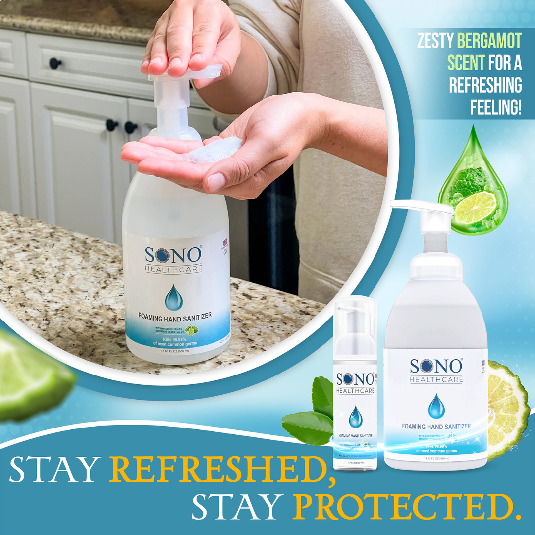 SONO Travel-Size Foaming Hand Sanitizer (BE BACK SOON)