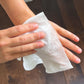 Demonstration of using SONO Hand Sanitizing Wipes