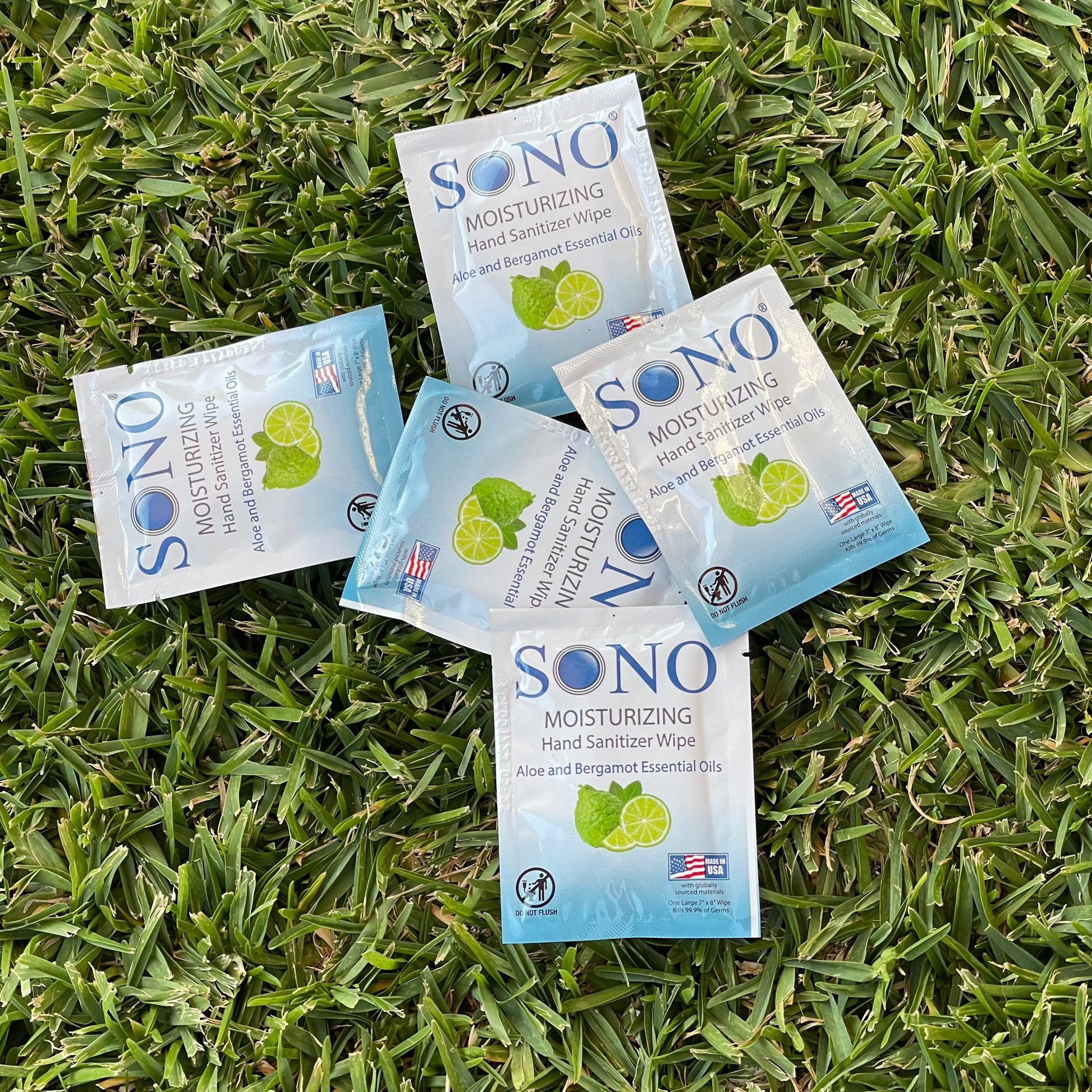 SONO Moisturizing Hand Sanitizer Wipes (25 Pack) - SONO wipes