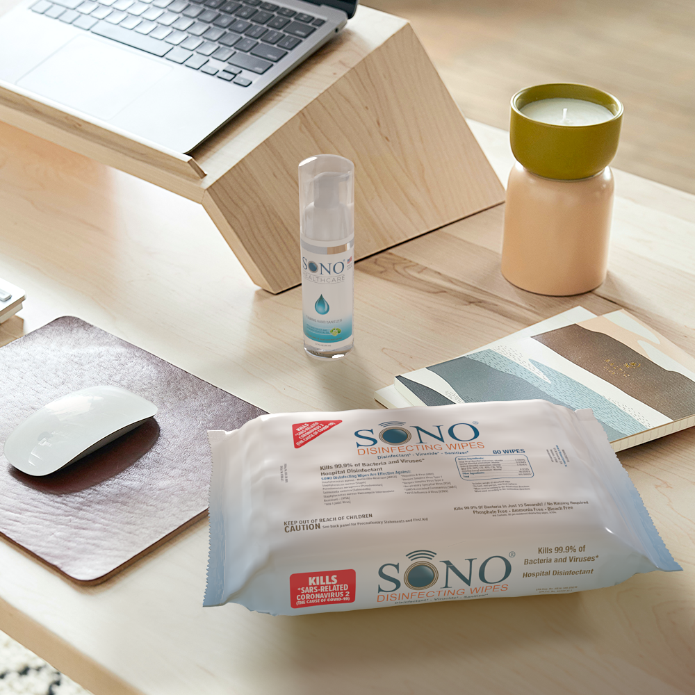 SONO Disinfecting Wipes Large Soft Pack (4 Pack)